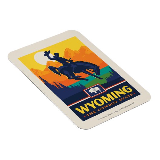 State Pride | Wyoming Magneet (Rechterzijde)
