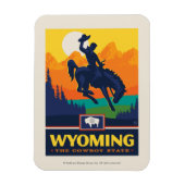 State Pride | Wyoming Magneet (Verticaal)