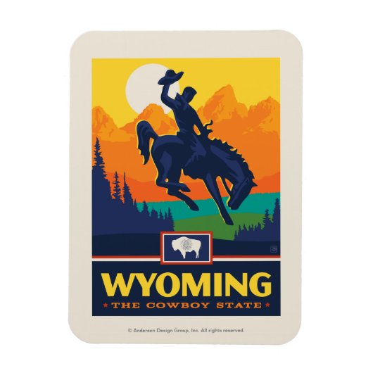 State Pride | Wyoming Magneet (Verticaal)