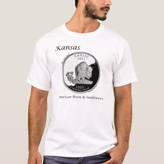 State Quarter - Kansas T-shirt (Voorkant)