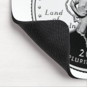 State Quarter van Illinois Reverse Side Faux Muismat (Hoek)