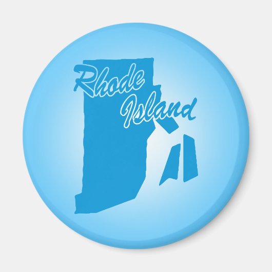 State Rhode Island Magnet (Voorkant)