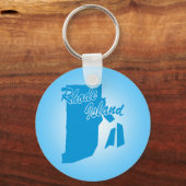State Rhode Island Sleutelhanger (Voorkant)
