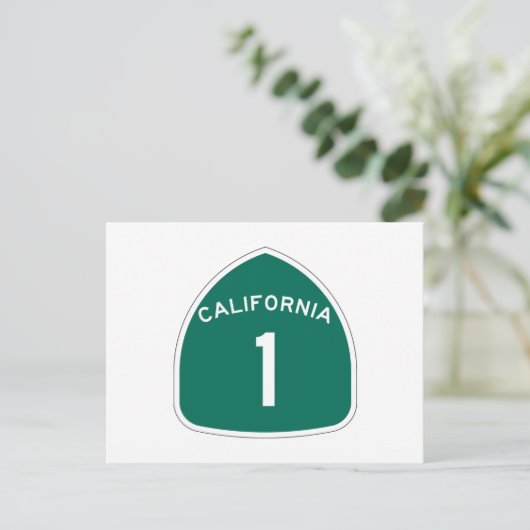 State Route 1, California, Verenigde Staten Briefkaart (Staand voorkant)