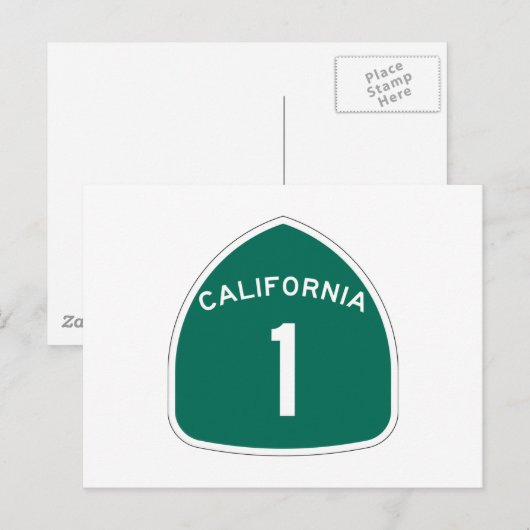 State Route 1, California, Verenigde Staten Briefkaart (Voorkant / Achterkant)