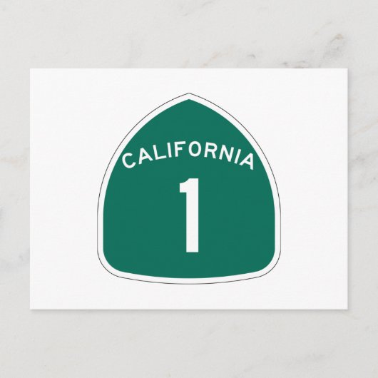 State Route 1, California, Verenigde Staten Briefkaart (Voorkant)