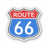 State Route 66 Reizen Sticker (Voorkant)