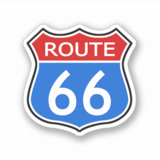 State Route 66 Reizen Sticker