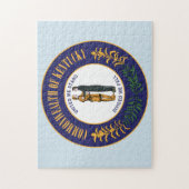 State Seal Kentucky. Legpuzzel (Verticaal)