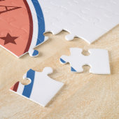 State Seal of Arizona. Legpuzzel (Zijkant)