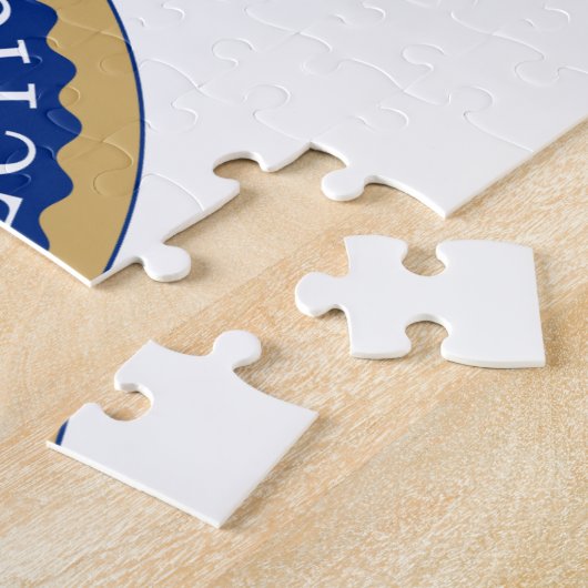 State Seal of Connecticut. Legpuzzel (Zijkant)