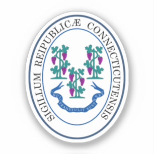 State seal of Connecticut, Verenigde Staten Sticker