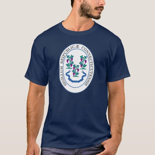 State seal of Connecticut, Verenigde Staten T-shirt (Voorkant)