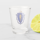 State Seal of Massachusetts Shot Glas (Achterkant)