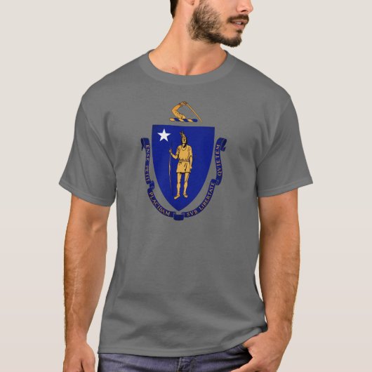 State Seal of Massachusetts T-shirt (Voorkant)