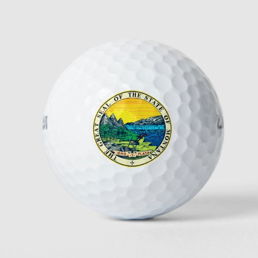 State Seal of Montana (VS) Golfballen (Voorkant)