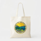 State Seal of Montana (VS) Tote Bag (Voorkant)