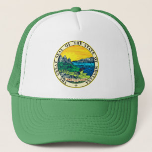 State Seal of Montana (VS) Trucker Pet