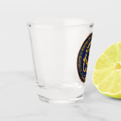 State Seal of Rhode Island Shot Glas (Links)