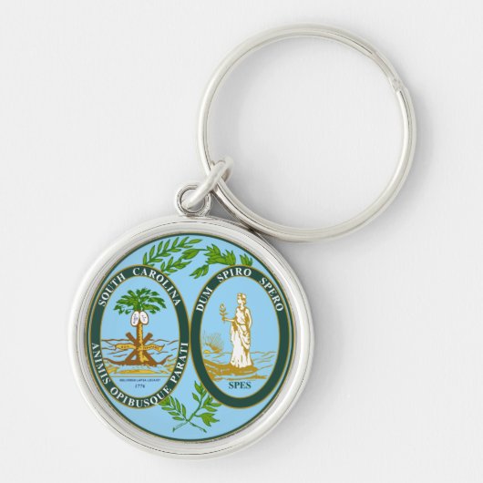 State Seal of South Carolina Sleutelhanger (Voorkant)