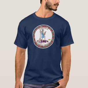 State Seal of Virginia, Verenigde Staten T-shirt