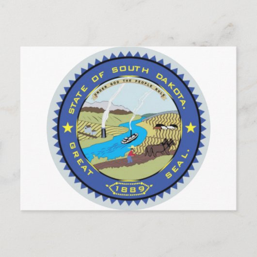 State Seal South Dakota Briefkaart (Voorkant)