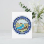 State Seal South Dakota Briefkaart (Staand voorkant)