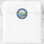 State Seal South Dakota Ronde Sticker (Tas)