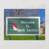 State Sign North Carolina Briefkaart (Voorkant)