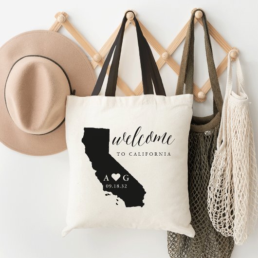 State Silhouette Wedding Welkom Tas | California