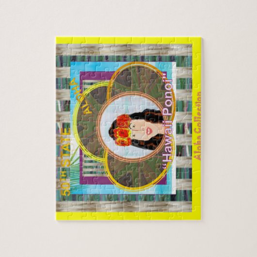 State Song: is "Hawaii Ponoi."  ~ Puzzles Legpuzzel (Verticaal)