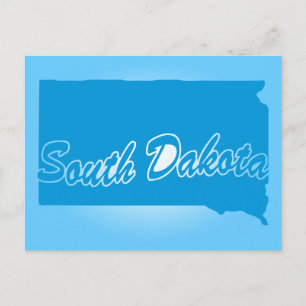 State South Dakota Briefkaart
