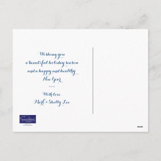 /state-specifieke briefkaarten van de Kerstkaart (Achterkant)