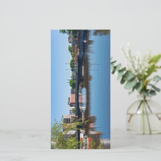 State Street-brug over de Milwaukee-rivier Aankondiging (Staand voorkant)