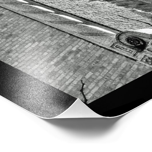 State Street Building Art. Foto Afdruk (Hoek)