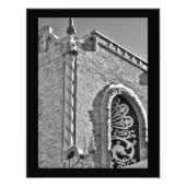 State Street Building Art. Foto Afdruk (Voorkant)