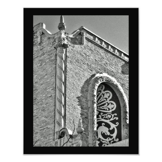 State Street Building Art. Foto Afdruk (Voorkant)