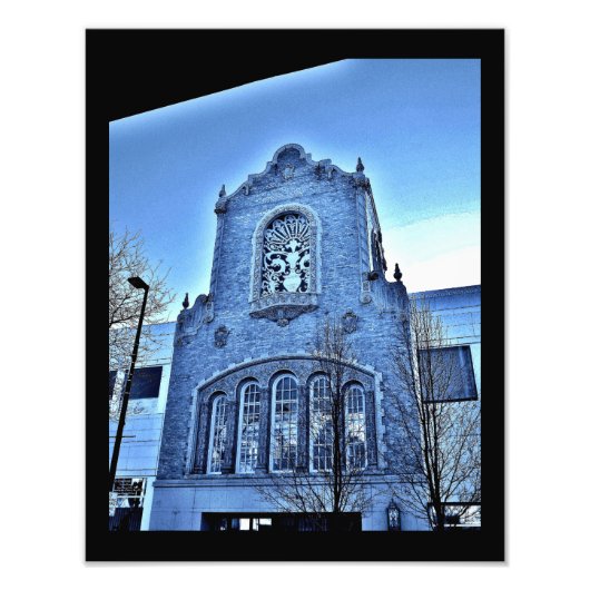 State Street Building Art. Foto Afdruk (Voorkant)