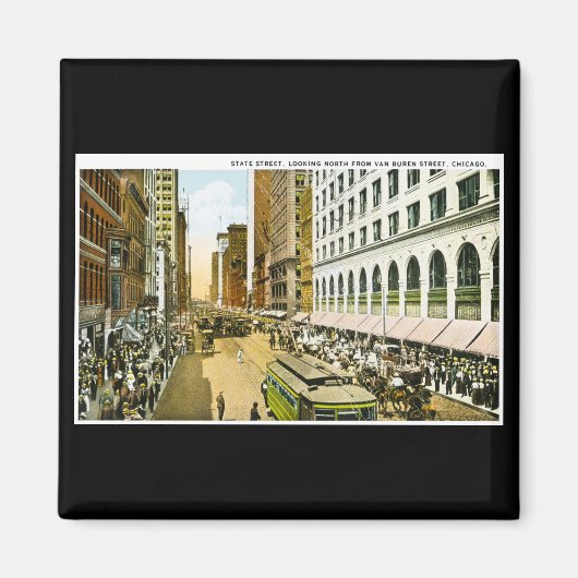 State Street, Chicago, Verenigde Staten Magneet (Voorkant)