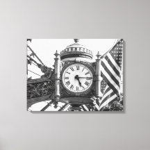 State Street Clock | Zwart-wit landschap