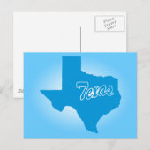 State Texas Briefkaart (Voorkant / Achterkant)