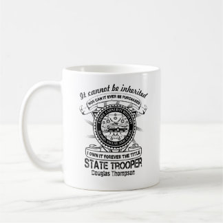 State Trooper Badge Quote Aangepast Koffiemok