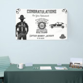 State Trooper Black Gold Retirement Banner (Beurs)