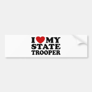 State Trooper Bumpersticker