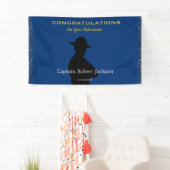 State Trooper Highway Patrol Retirement Banner (Insitu)