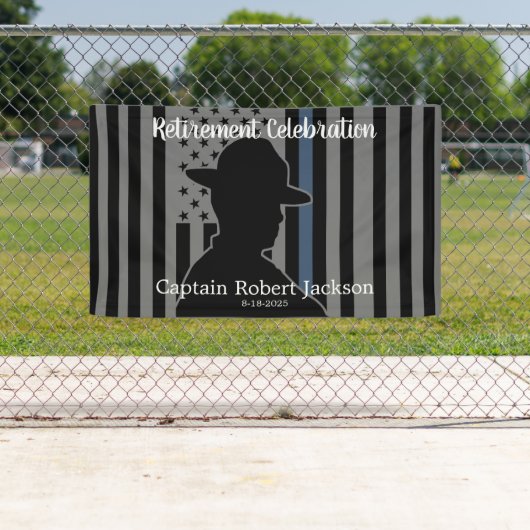 State Trooper Highway Patrol US Flag Retirement Spandoek (Insitu)