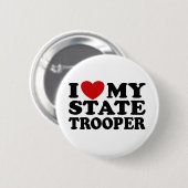 State Trooper Ronde Button 5,7 Cm (Voorkant /achterkant)