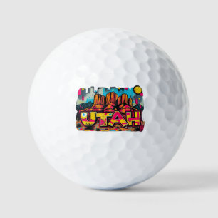 State Utah USA Golfresort Golfen Golfballen