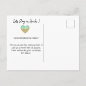 *~* STATE WEST VIRGINIA New Home Address Moving - Aankondigingskaart (Achterkant)