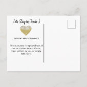 *~* STATE WISCONSIN New Home Address Moving - Aankondigingskaart (Achterkant)